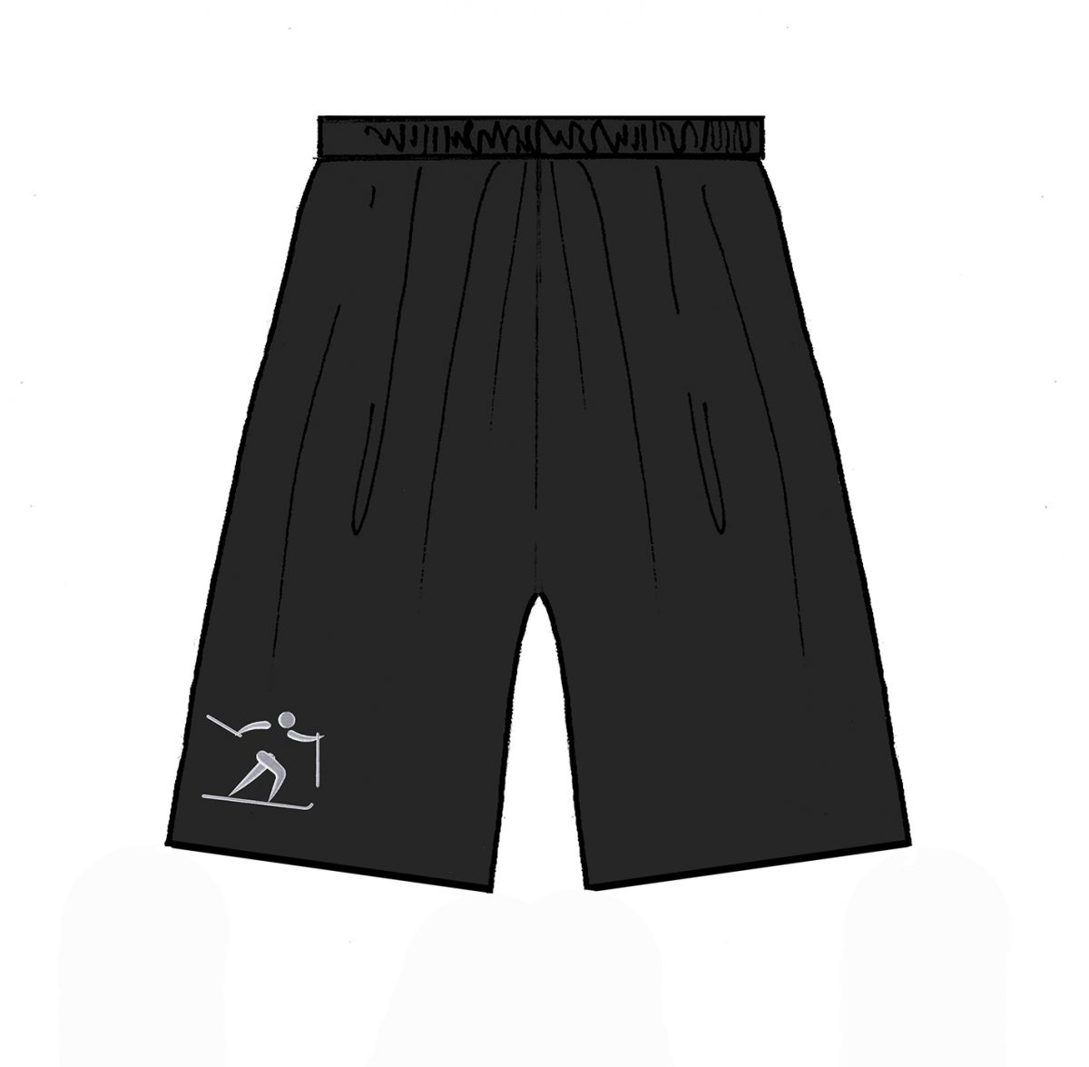 		Mary shorts with skier