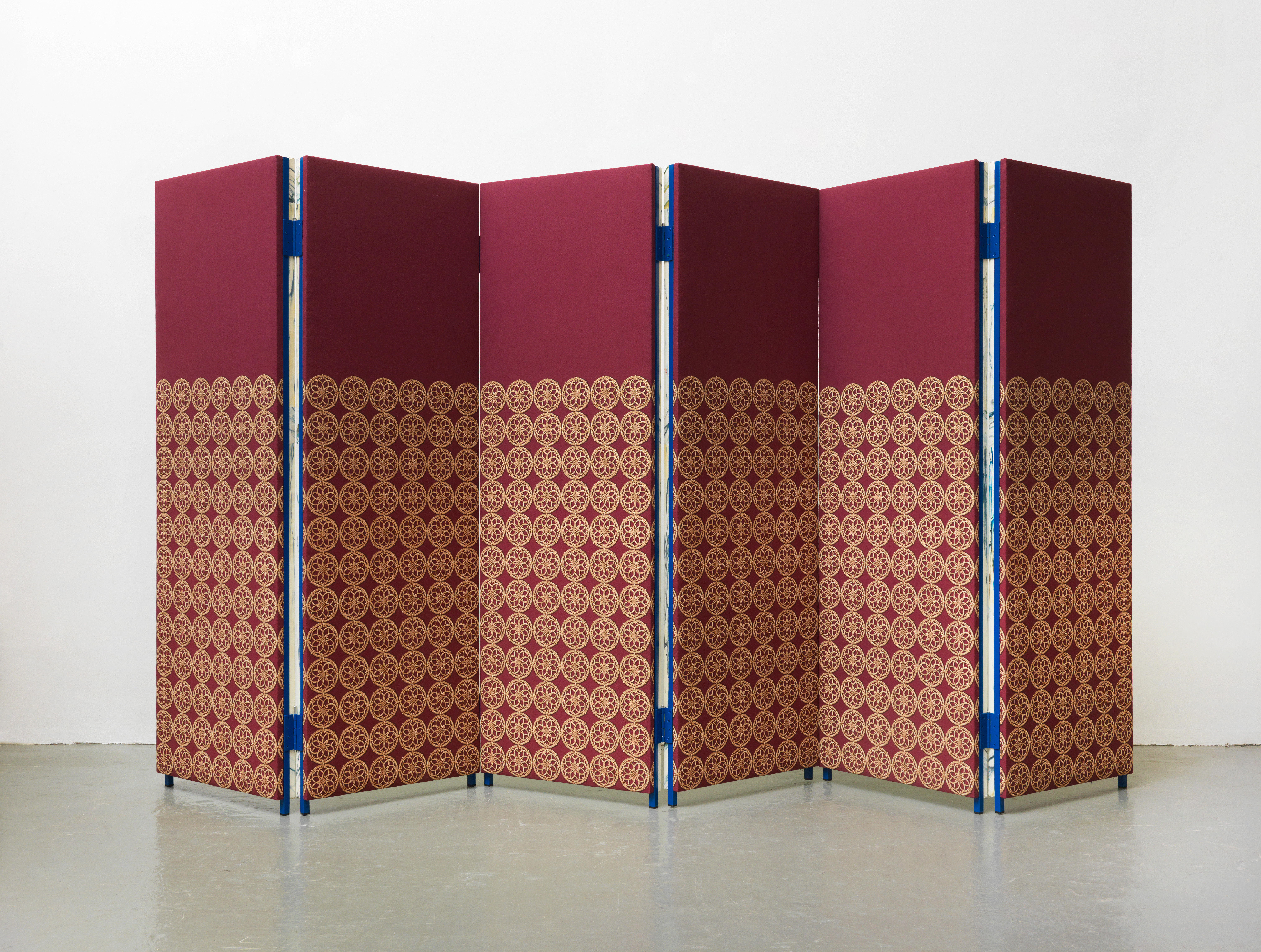 		Paravent V (Bamboo Florets Burgandy / Paonazzo)